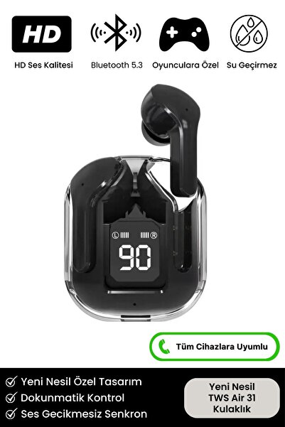 Noriyen Tws Air31 Yeni Nesil 8d Stereo Ses Ios Android Uyumlu Dokunmatik Kont...