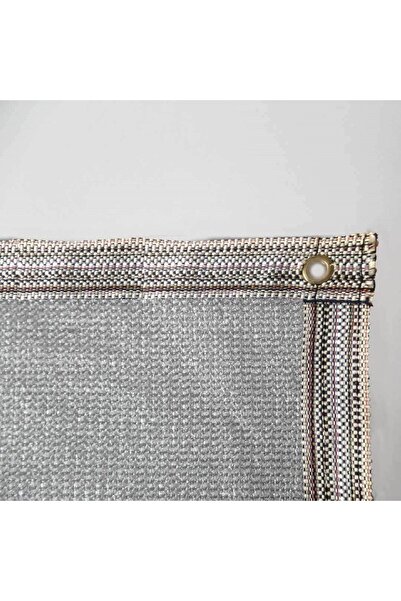 fileambalaj Yüzde 95'lik Gri - Gümüş Gölgelik File - 1.5*3 Metre - Branda - Ç...