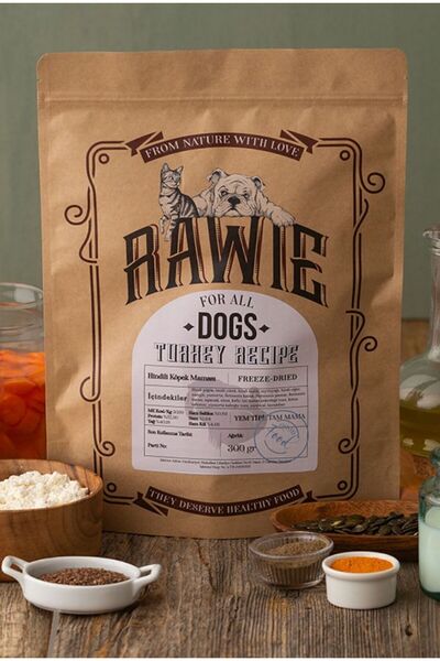 Rawie Freeze Dried Hindi Menü Köpek Maması 300G