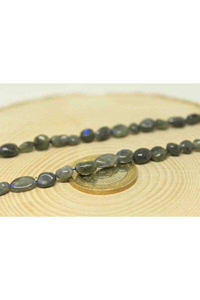 Yasamtohumu Labradorit Taşı Doğal Parçalar Kolye (klipsli) (25557)