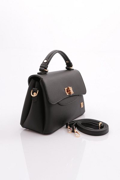DGN 10011 Model Women's Black Lockable Bag
