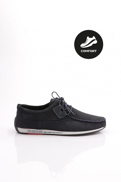 DGN Ανδρικά παπούτσια Comfort - Laci Nubuck, Γνήσιο δέρμα, Διάτρητο, 611033616