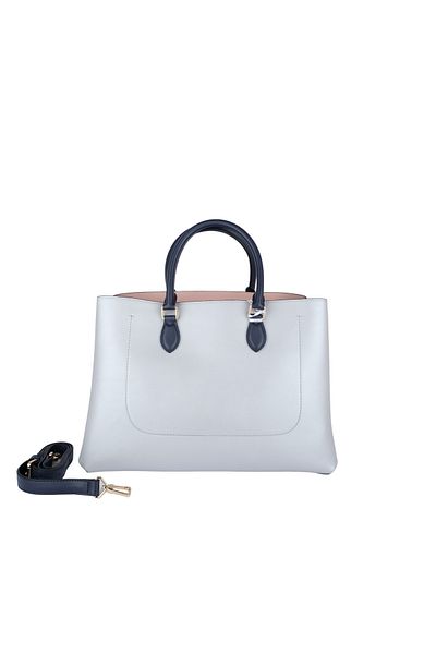 LAMBERTİ Geantă tote albastru deschis