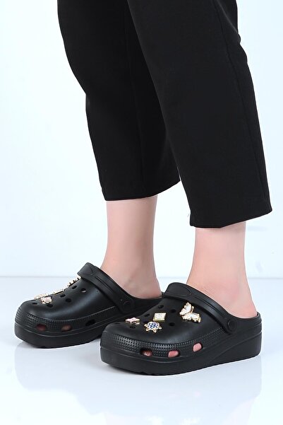 Apella E300-6 Черни дамски пантофи Eva