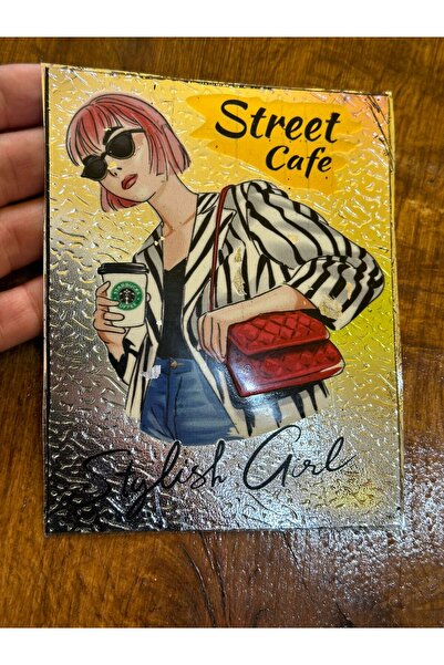 Gönülden Tasarım 14X11 CM Aplicație de cusut cu folie adezivă cu fier de călcat pentru fată