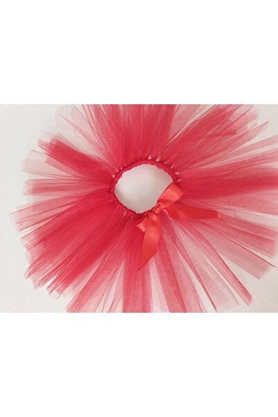 Canbutik تنورة توتو للكلاب باللون الأحمر