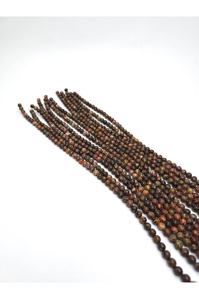 Yüksel Boncuk 6 mm Pink Jasper - Natural Stone String