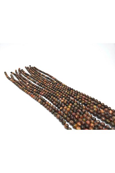 Yüksel Boncuk 6 mm Pink Jasper - Natural Stone String