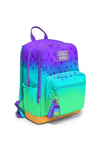 Coral High Μωβ Σχολική Τσάντα μεταβατικού χρώματος 23637