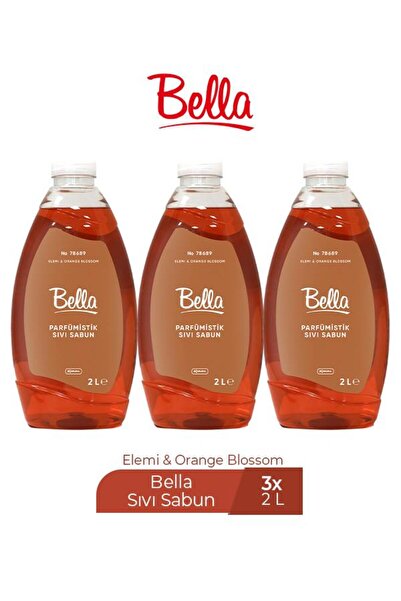 Bella SIVI SABUN ELEMİ&ORANGE TURUNCU 2000 ML X 3 ADET