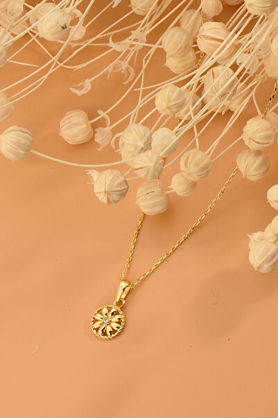 Çgk Çiğdem Gürel Kuyumculuk Güneş Altın Kolye