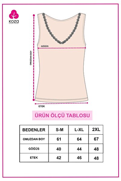 koza iç giyim Women's 2-Piece Lace Detailed Athlete