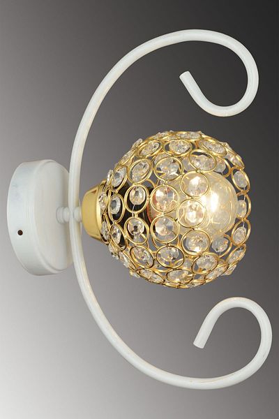 SONSUZ AYDINLATMA&AVİZE White Violet Crystal Modern Sconce