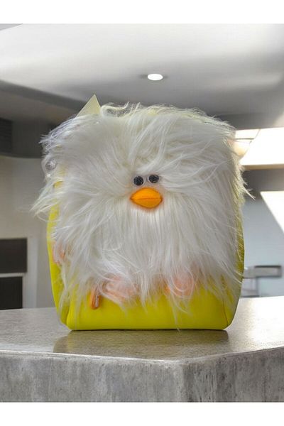 ALMİRA SOLMAZ TİCARET Cute Kindergarten Backpack - Furry