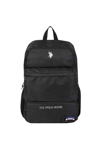 U.S. Polo Assn. يو اس بولو حقيبة مدرسية سوداء - PLCAN24044