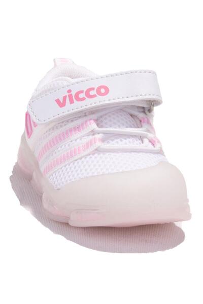 Vicco OrantE 346E24Y150CN - Girl's LightEd OrthopEdic Casual SnEakErs, WhitE ...