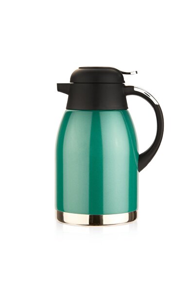 Penguen Green Steel Tea Thermos - 2 L