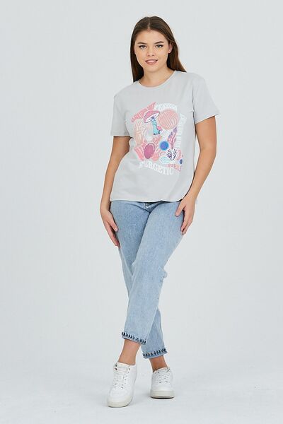 Kallisto Gri deschis Imprimat frontal Basic