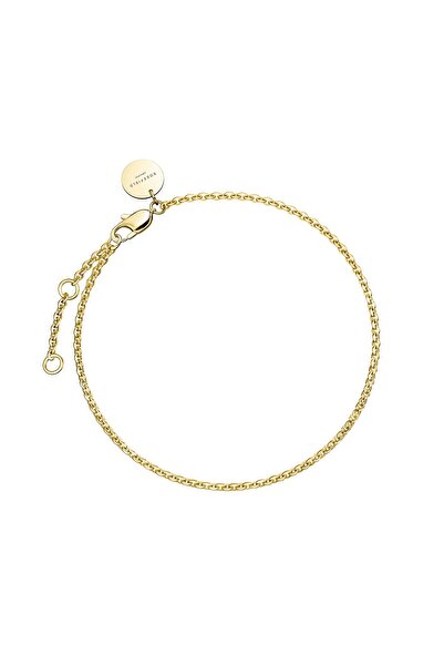 Rosefield JBOLG.J599 İnce Zincir Altın Renkli Çelik Bileklik