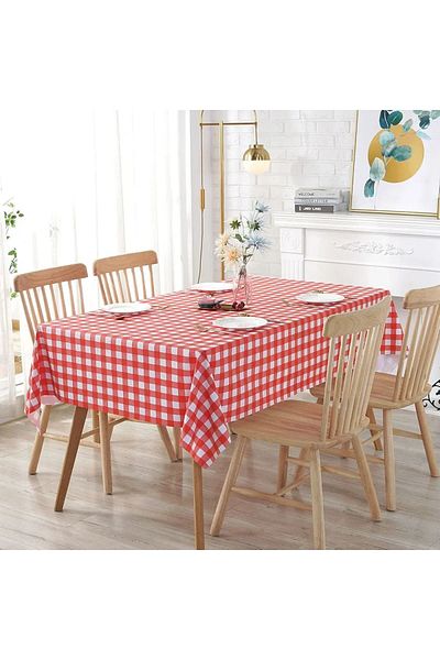 Blue Home Fiesta Fiber - PVC Non-Slip, Non-Slip and Wipeable Table Cloth