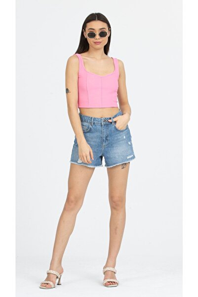 Kallisto بلوزة مشد بشريط وردي