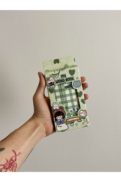 Planet Butik Kawaii Girl Word Work Notebook
