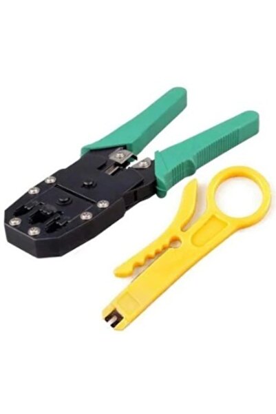 MOLIX Rj11 Rj9 Jack Cat5 Cat6 Rj45 Sıkma Pensesi + Soyma Aparatı
