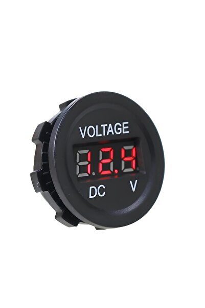 SpeedUF DC7V-30V LED Panel Mini Dijital Voltmetre - Kırmızı