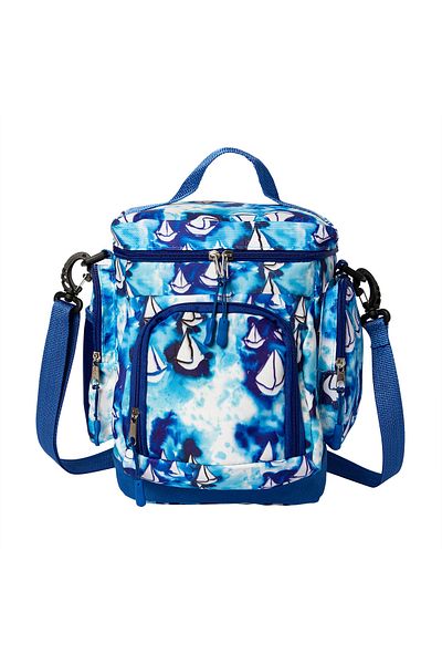ANEMOSS Marine Collection Sailboat Kühltasche, Thermo Lunchbox, Blau