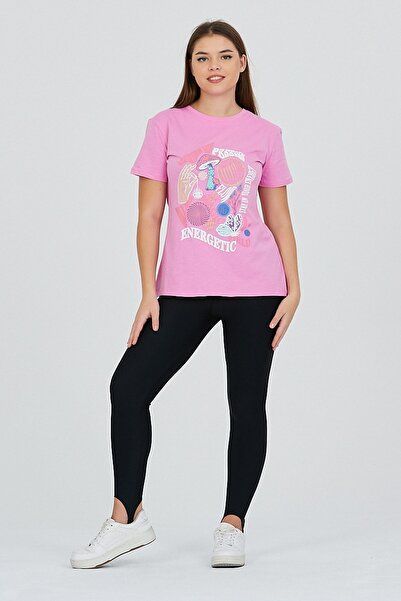 Kallisto زهر الكرز الوردي الأمامي المطبوع الأساسي