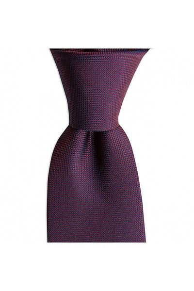 1001 Kravat Burgundy Colored 7 cm Wide Silk Tie
