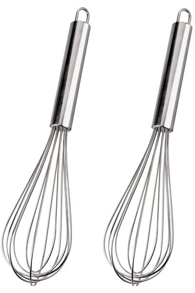 Orvila Set of 2 Steel Luxury Beaters 25 Cm