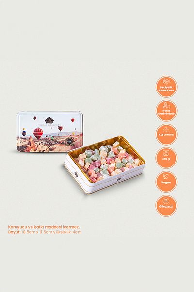 Çerez Pazarı Bird Delight Gift in Metal Box 350g