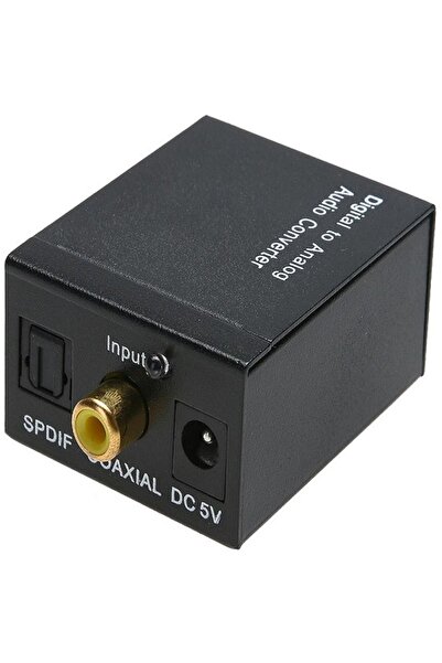 SpeedUF 5057 Dijital To Analog 3.5mm Optik Ses Tos Çevirici Dönüştürücü Adaptör