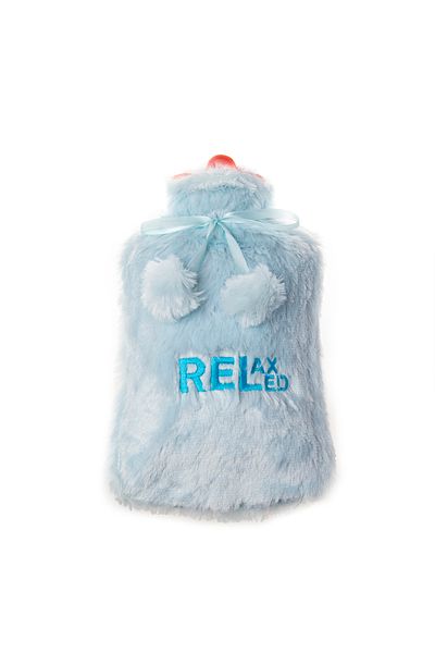 Biggdesign Entspannt Wärmflasche, 2L, Hellblau