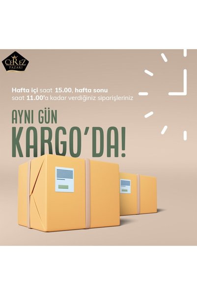 Çerez Pazarı Double Roasted Extra Pistachio Turkish Delight in a Gift Metal Box, 370g