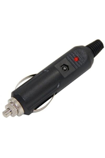 SpeedUF Araç Oto Çakmaklık Soketi Fiş Metal Uçlu Ledli 12-24v