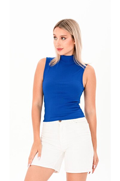 Kallisto Saks Half Turtleneck Tank Top