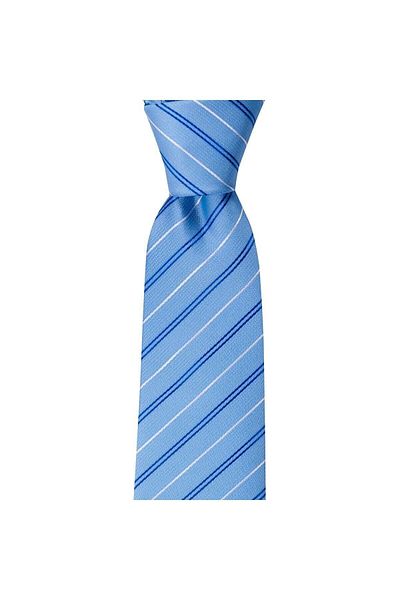 1001 Kravat Blue Striped 8 cm Wide Tie