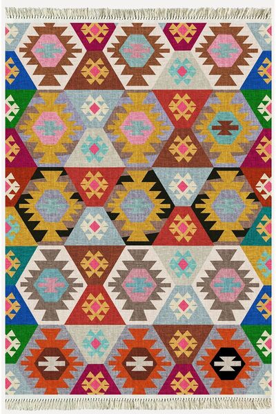 kilim home Covor decorativ țesut cu model antic, din seria Cotton, în mai mul...
