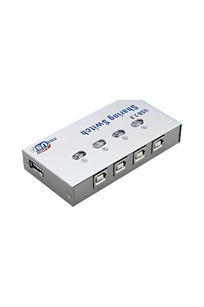SpeedUF Usb 2.0 Yazıcı İçin Anahtarlı 4 Port Sharing Switch