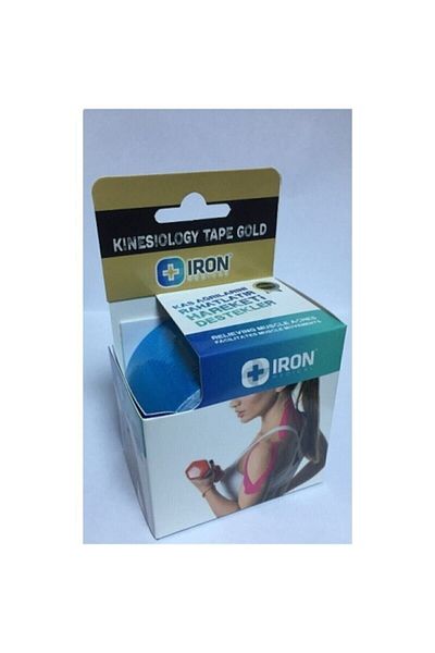 iron medical Tape Kinesio Pain Patch 5 Meters X 5 Cm Blue