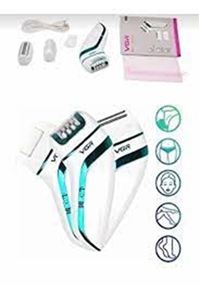 VGR V-713 3 in 1 şarjlı epilasyon epilatör cihazı aleti makinesi tüm vücut bikini bölgesl