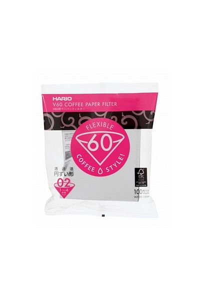 Hario V60 02 Dripper Filter (100 Pieces)