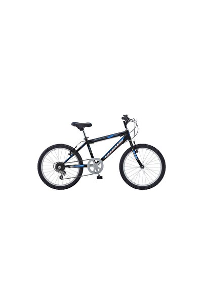 Salcano Excel 20 çocuk bisikleti siyah mavi 6 vites 7-8 yaş çocuk bisikleti