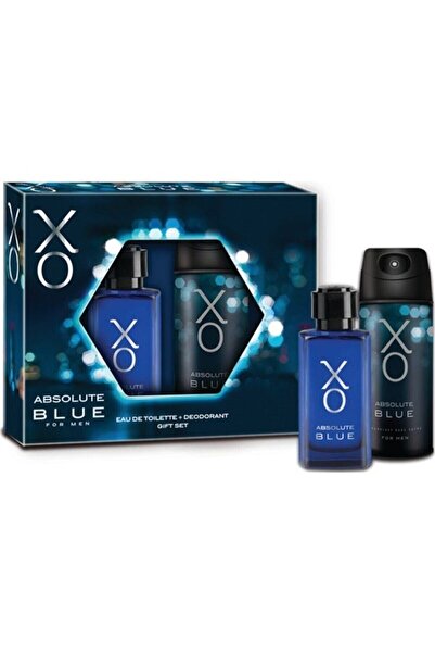 Xo Men Absolute Blue Edt 100 Ml + 125 Ml Deodorant Parfüm Set