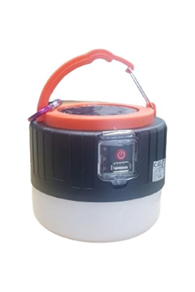 Cata Ct-4289 Urla Şarjlı Solar Kamp Feneri (beyaz Işık) Powerbank Özellikli