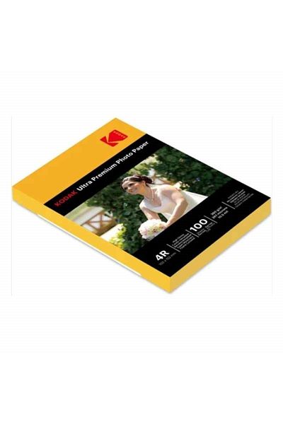Kodak Ultra Premium Shiny Inkjet 260 Gr 10x15 Photo Paper 100 Make