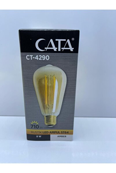 Cata Led Ampul 8w Rustik Ct-4290 Amber Renk