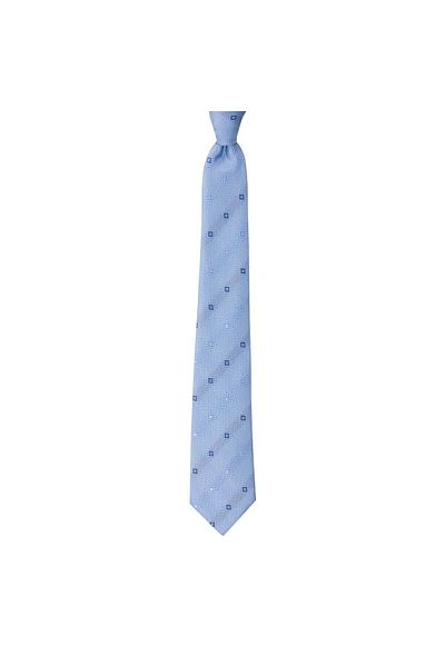 1001 Kravat Light Blue Patterned 8 cm Wide Tie